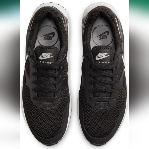 Nike Air Max Black and White Sneakers DM9537-001 Size Mens 9.5 NEW - Picture 3 of 15